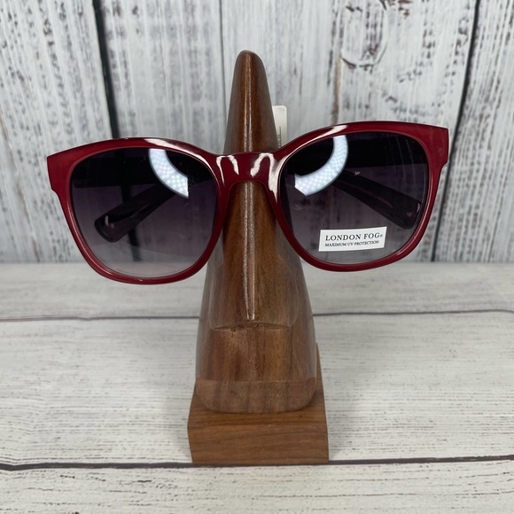 London Fog Accessories - London Fog Red/Burgundy Frame (Shiny) Fashion Sunglasses NWT
